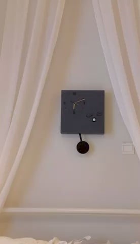 Time Box Modern Cuckoo Bird.  Cuckoo and Pendulum Wall Clock