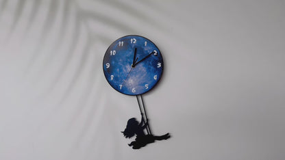 Peter Pan - Tinkerbell - Pendulum Wall Clock