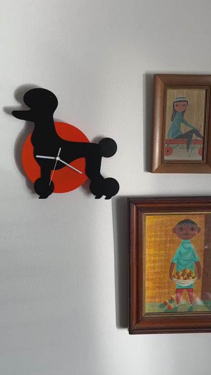 Cockapoo Wagging Tail Wall Clock