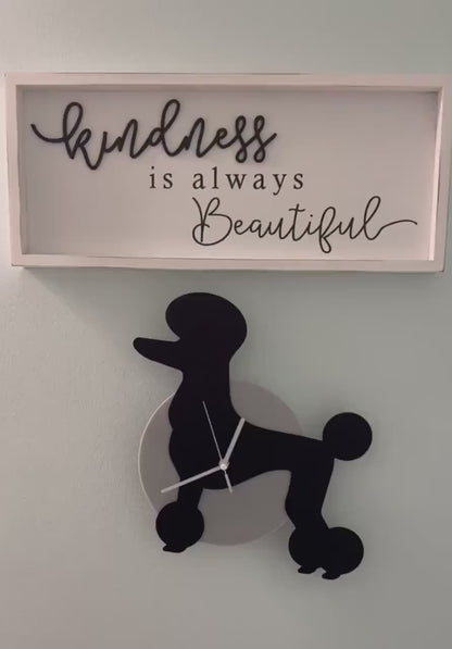 Cockapoo Wagging Tail Wall Clock