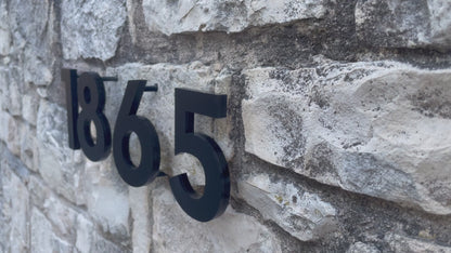 Modern House Numbers – Acrylic & Alucobond (ACP)