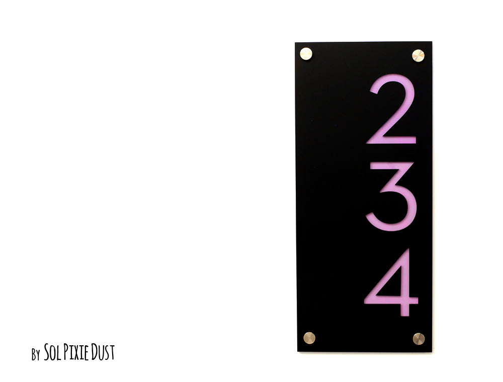 Acrylic Address Plaque - Signs