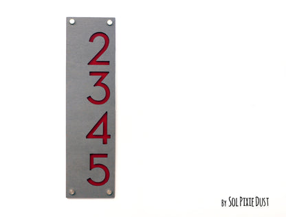 Concrete Address Plaque - Signs