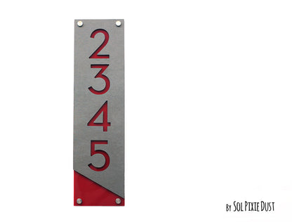 Concrete Address Plaque - Signs