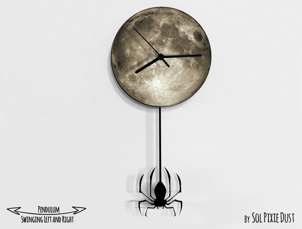 Spooky Halloween - Pendulum Wall Clocks