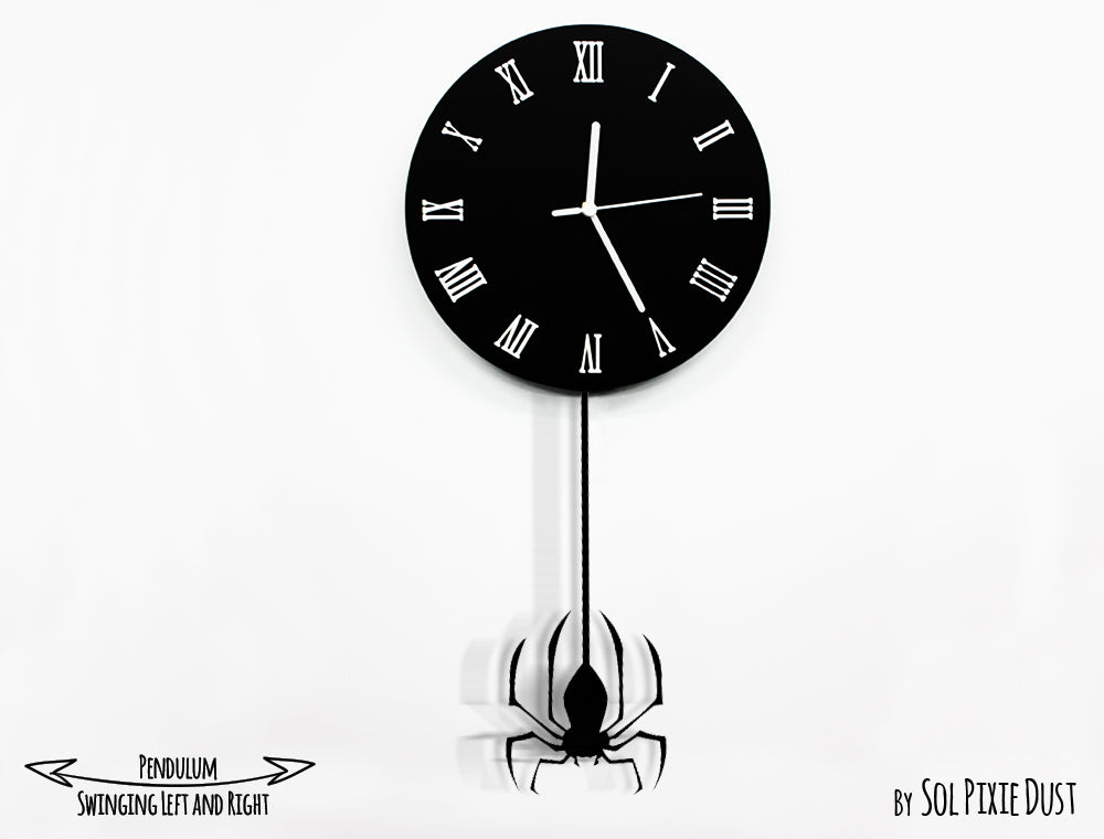 Spooky Halloween - Pendulum Wall Clocks