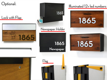 Modern Wall Mounted Mailbox Type 2