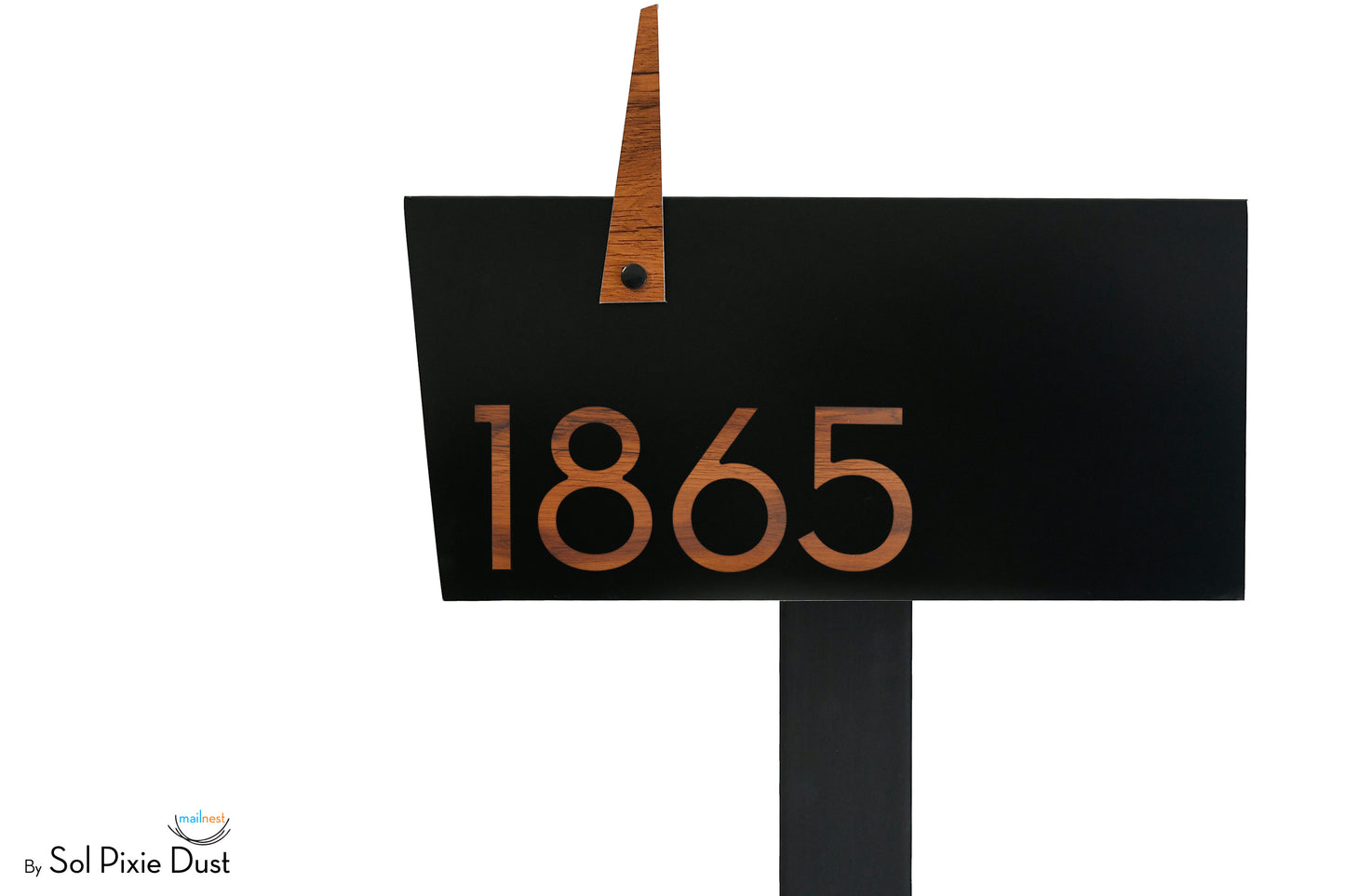 Modern Post Mounted Mailbox  - Contemporary Post Mounted Mailbox Type 4XL