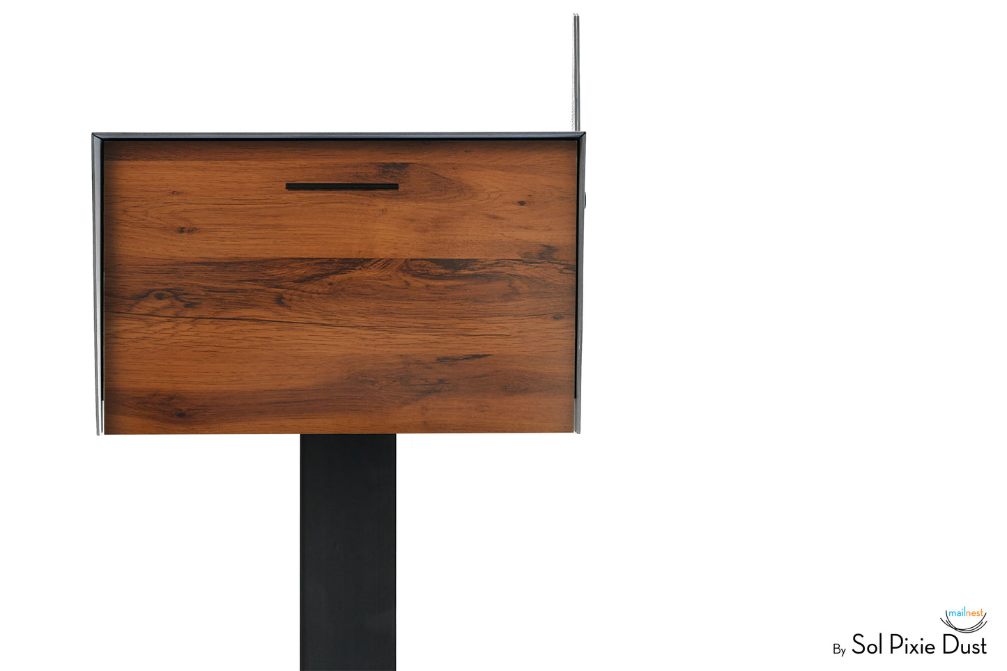 Modern Post Mounted Mailbox  - Contemporary Post Mounted Mailbox Type 4XL