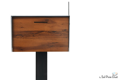 Modern Post Mounted Mailbox  - Contemporary Post Mounted Mailbox Type 4XL