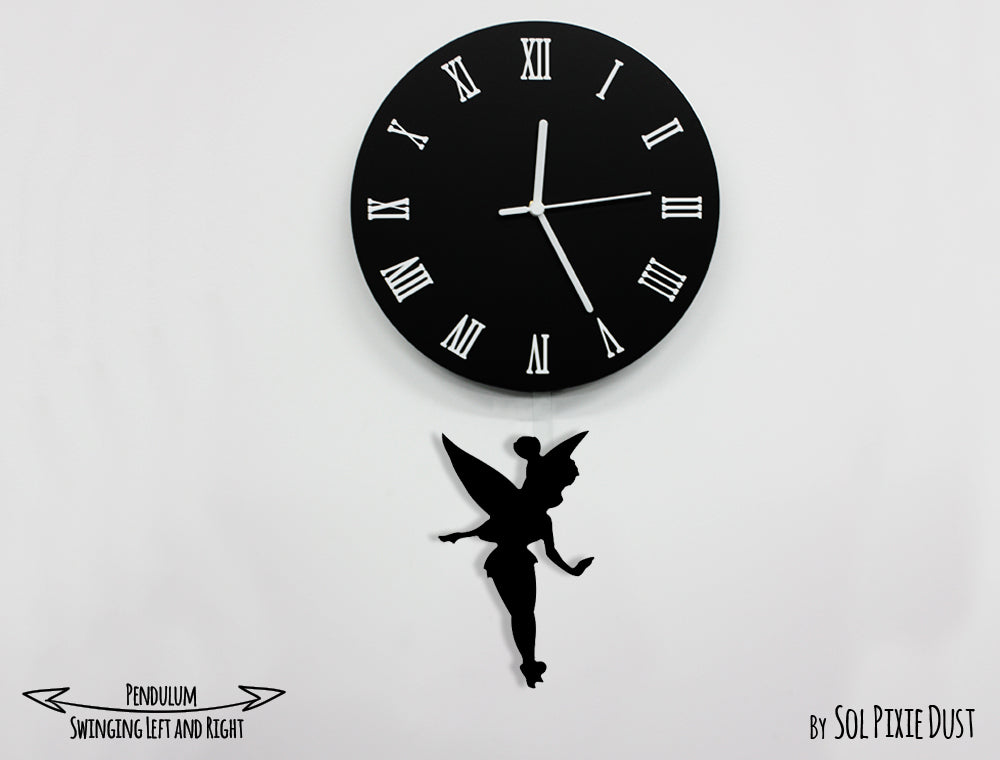 Peter Pan - Tinkerbell - Pendulum Wall Clock