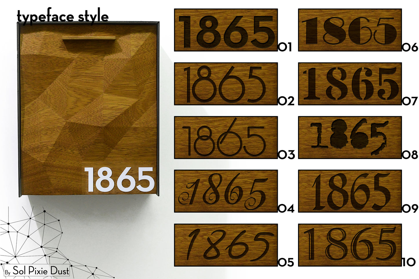 Modern Wall Mounted Mailbox Type 2