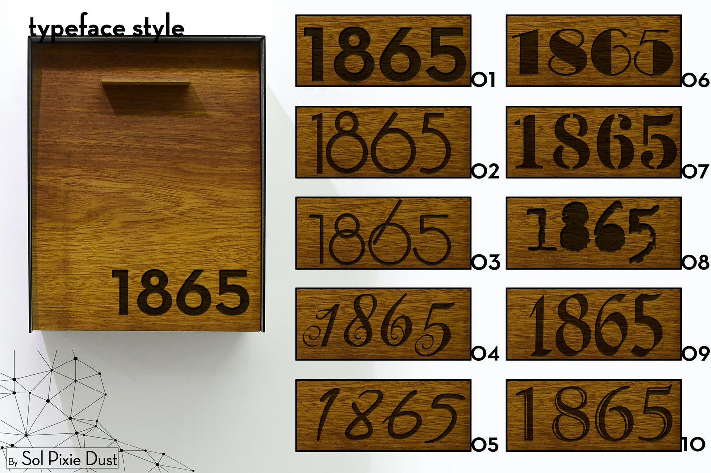 Modern Wall Mounted Mailbox Type 2