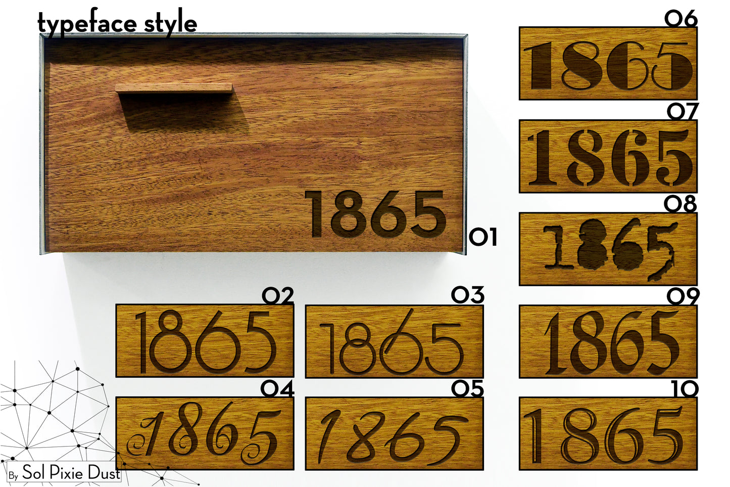 Modern Wall Mounted Mailbox Type 3