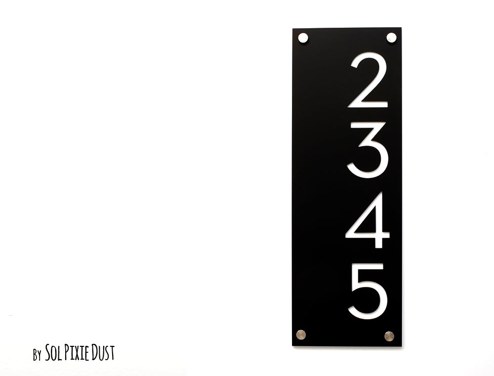 Acrylic Address Plaque - Signs