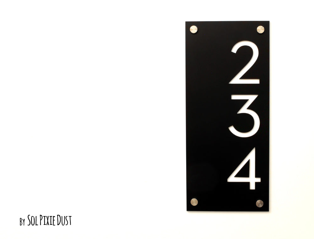 Acrylic Address Plaque - Signs