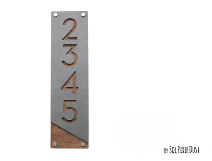 Concrete Address Plaque - Signs