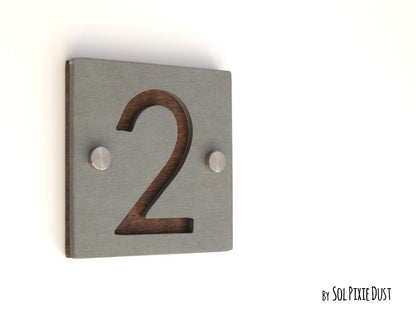 Concrete Address Plaque - Signs